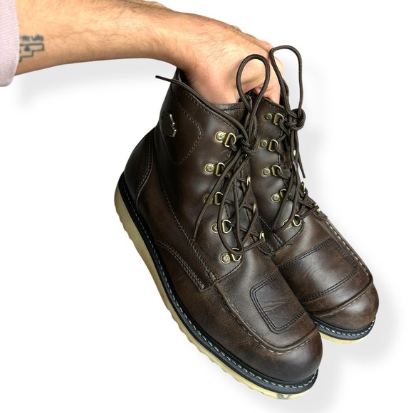 Harley-Davidson‎ Men's Hagerman Leather Motorcycle Riding Boots D93755 Size 12 M - Picture 12 of 14